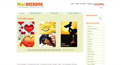 Desktop Screenshot of minirecados.com